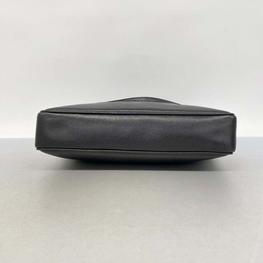 CHANEL Black Caviar Leather Tote Bag - Picture 3 of 12
